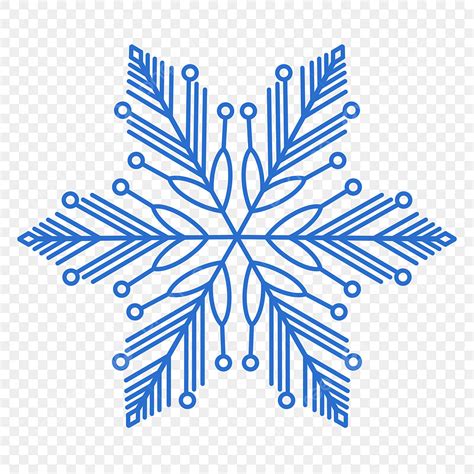 Blue Snowflakes White Transparent, Blue Snowflake Clip Art, Snowflake ...