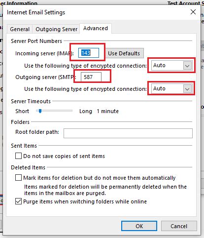 Connect to IMAP server of Diadem MailStore with MS Outlook - Diadem ...