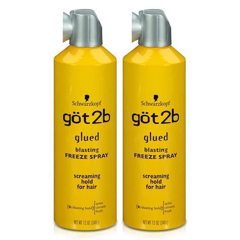 GOT 2B Glued Blasting Freeze Spray, 12 Ounce (Pack of 2) : Amazon.co.uk ...