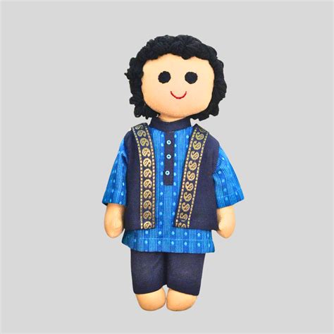 KHANNA (Kurta Pyjama) - Traditional North Indian Handmade Fabric Doll ...