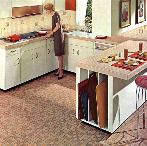 20 vintage 1960s kitchen tile design ideas & popular retro mosaic tile ...