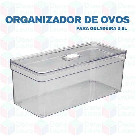 Jogo 5 Caixas Organizadoras Com Tela e Tampa 6,8L Transparente Grande ...