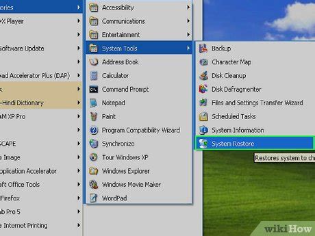 Image result for System Restore Windows XP