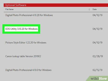 Image result for Canon EOS Utility Install