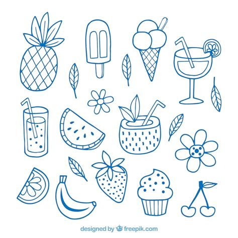 Fruit line drawing Images - Free Download on Freepik
