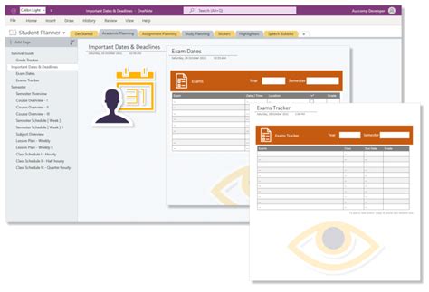 OneNote Student Planner