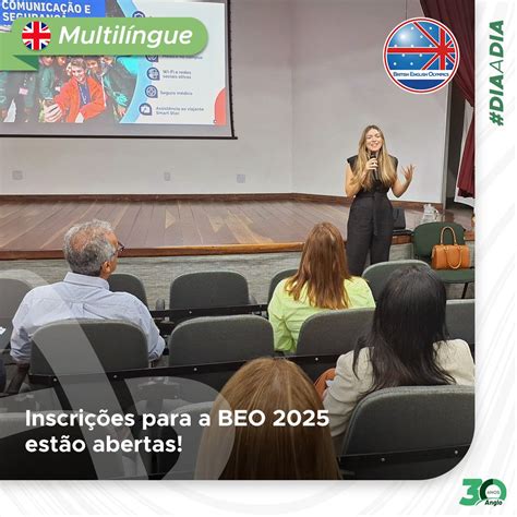 Estamos empolgados em anunciar que as inscrições para a British English ...