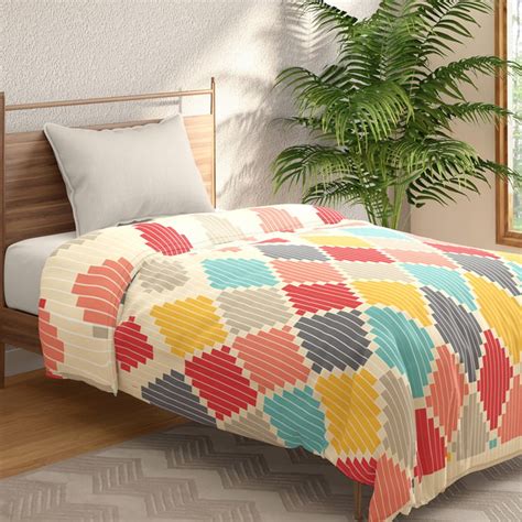 Buy PORTICO Mellow Printed Single Comforter from Portico at just INR 3199.0