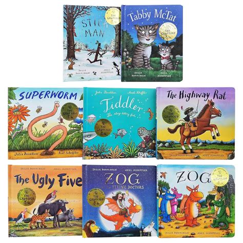 Julia Donaldson Early Readers 8 Books Collection Set(Stick Man, Zog ...