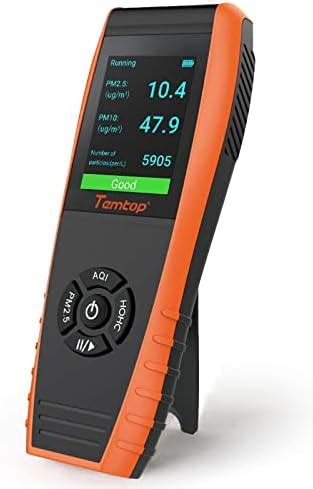 SMILEDRIVE® Portable Air Quality Pollution Detector Meter with Color ...