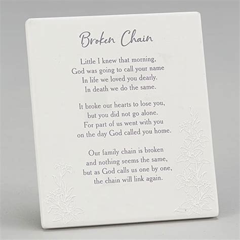 Broken Chain Memorial Plaque | St. Patrick's Guild