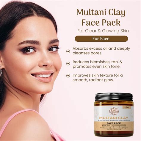Multani Clay – Turmeric and Rosebuds & Sandalwood by Pratha – Brown Living™