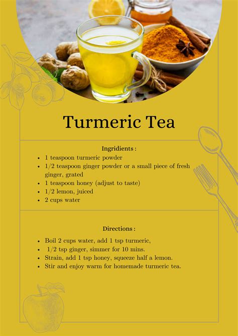 Turmeric tea recipes anti inflammatory and immunity boosting – Artofit
