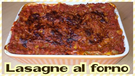 Lasagne al Forno ..come le preparo io   YouTube