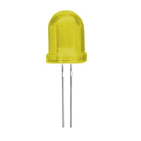 10mm DIP LED Yellow (50 pcs) | Robodo