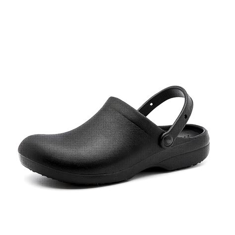 Buy Chef Shoes for Men Women Nursing Shoes Black Non-Slip Oil Water ...