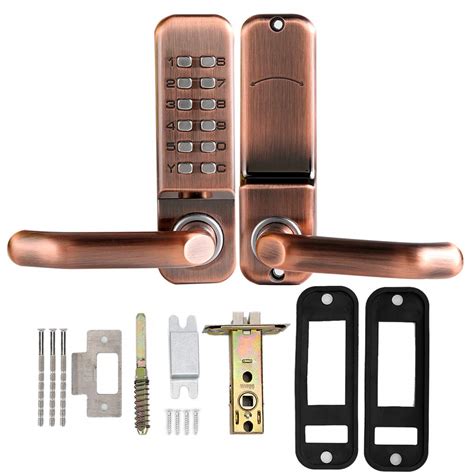 Zouminyy Smart Door Lock Mechanical Smart Digital Push Button Door ...