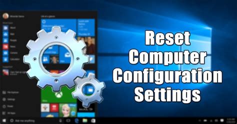 Image result for Reset Computer Settings