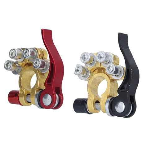Batteries Connector, Cable Clamp Positive Negative Battery Terminal Low ...