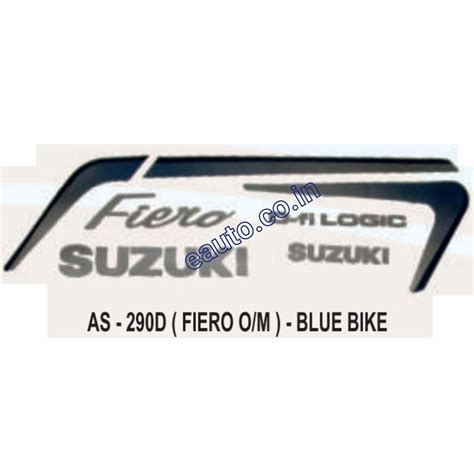 Graphics Sticker Set for Suzuki Fiero | Old Model | Blue Vehicle | Bot