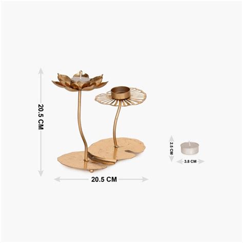 Buy Galaxy Majestic Flower Tea Light Holder from Home Centre at just ...