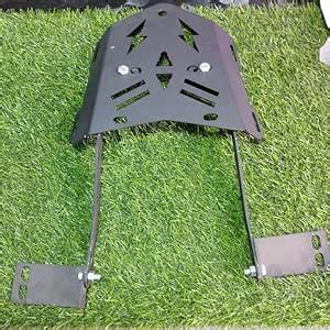 RudraRidez Bike Universal Backrack/Back Rest Long Rack- Box Base Plate ...