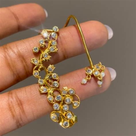 Petite Sparkle Diamond Ear Cuff – Kantika Jewels