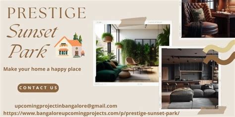 Prestige Sunset Park IVC Road: Pre Launch Residential Project, IVC Road ...