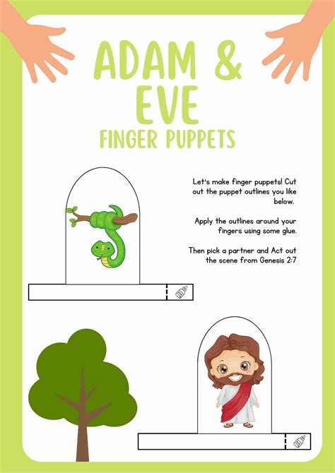 Adam And Eve Printable Story