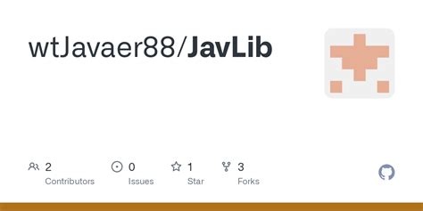 GitHub - wtJavaer88/JavLib