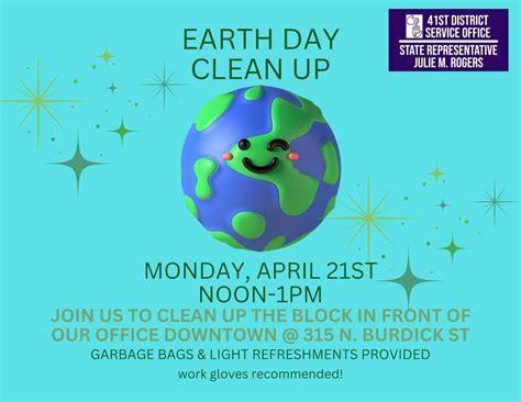 Earth Day Clean Up, 315 N Burdick Ave, Suite 100, Kalamazoo, MI, United ...