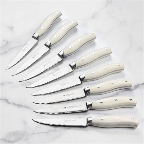 Henckels Forged Steak Knife Set - 8 Piece White – Cutlery and More