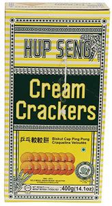 Hup Seng Classic Cream Crackers/Biskut Cap Ping Pong, Bakery Biscuit ...