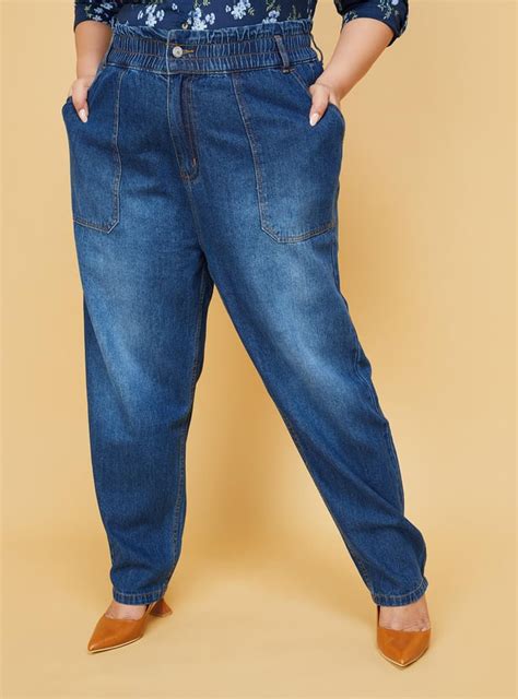 Buy Women Washed Baggy Fit Jeans Online at just Rs. 1499.0 ...
