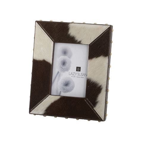 Lazy Susan 173033 Gilded Barn Holstein Faux Pony Frame : Amazon.in ...