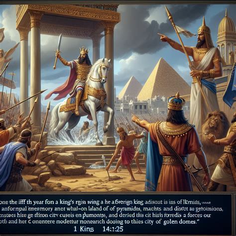 1 Kings 14:25 Artwork | Bible Art