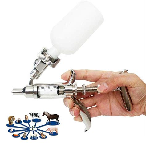 Buy YWAWJ Injector Livestock Dose Continuous All Metal Bottle ...