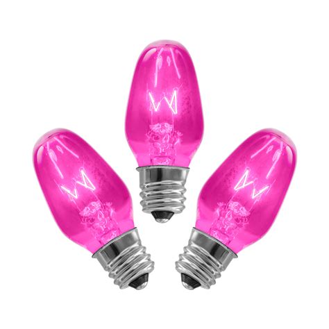 15 Watt Bulbs 3 Pack Pink