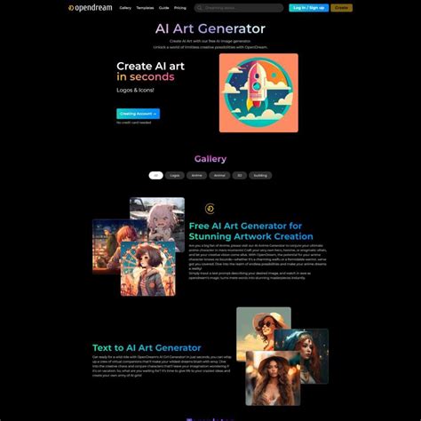 Opendream ai - Ai Tool Details & Features