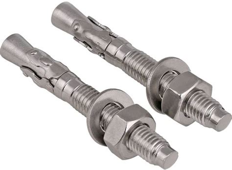 DECENT AIR SYSTEM Nut & Bolt Set Wedge Anchor Bolt 12x100 mm Steel Pack ...