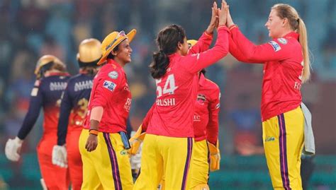 RCB-W vs UPW WPL 2025: Georgia Voll's Unbeaten 99 Guides UPW To 12 Runs ...