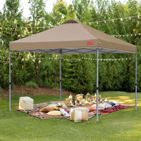 MASTERCANOPY Pop-up Canopy Tent, 8'x8', Outdoor Shelter with Wheeled ...