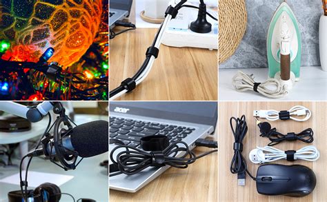 FLORICAN Cable Organiser, Cord Management System for PC, TV, Home ...