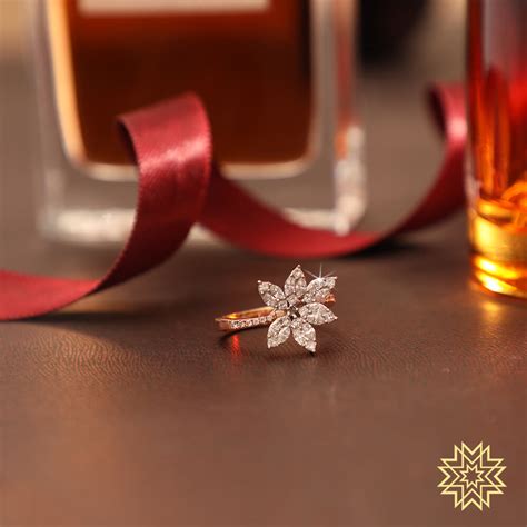 Buy Real Diamond Ring Online | Real Diamond Ring by Manubhai.