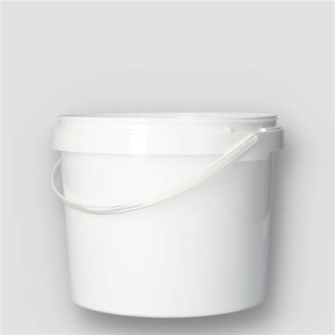 plastic bucket 5 liter pp white with plastic handle (SKU:3711.1 ...