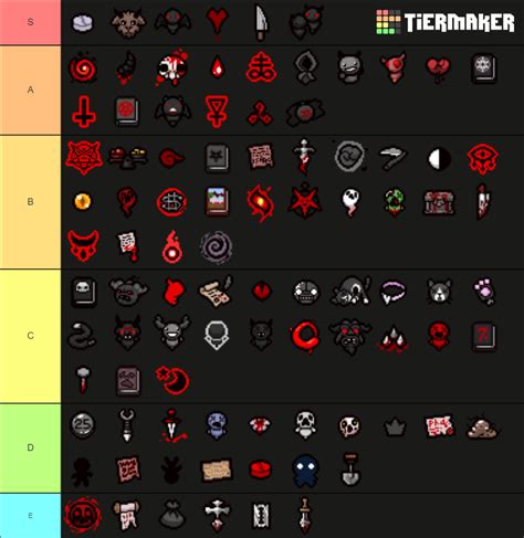 Binding Of Isaac Repentance Devil Room Items