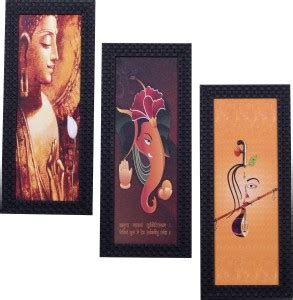 BIG BANG CREATIONS Buddha Ganesha Krishna Design Textured UV Digital ...