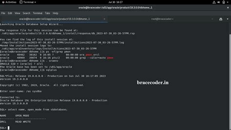 Oracle Database 19c Installation | Brace Coder