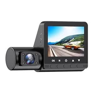 Car Front Rear Back Dash Cam, 720P 1080P Camera for Cars, Adjustable ...