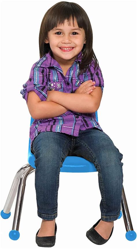 Buy Factory Direct Partners 10355-BL 10 School Stack Chair, Stacking ...